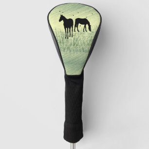 Horses in Field Golf Head Cover