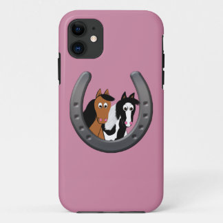 horses in horseshoe iPhone 11 case