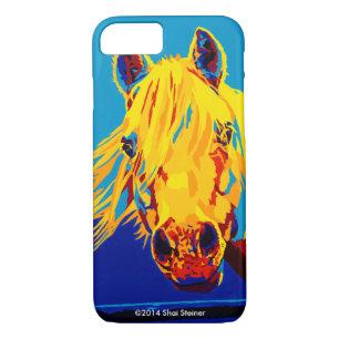 Horses in Primary iPhone case