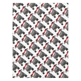 Horses in Santa Claus Hats Tablecloth