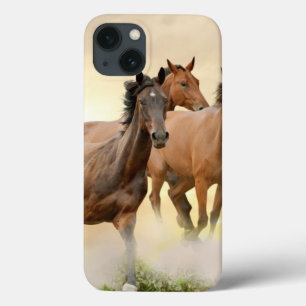 Horses In Sunset iPhone 13 Case