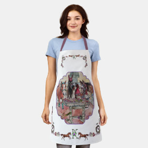 horses in the kitchen apron