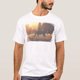 Horses in the Morning Fog T-Shirt