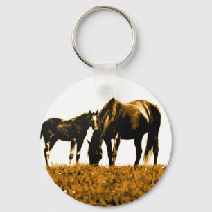 Horses Key Ring