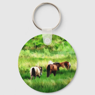 HORSES KEY RING