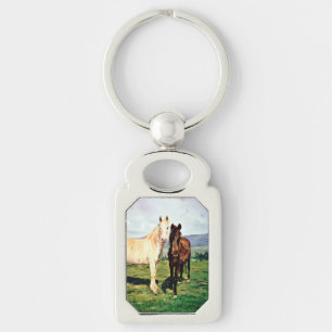 Horses Key Ring