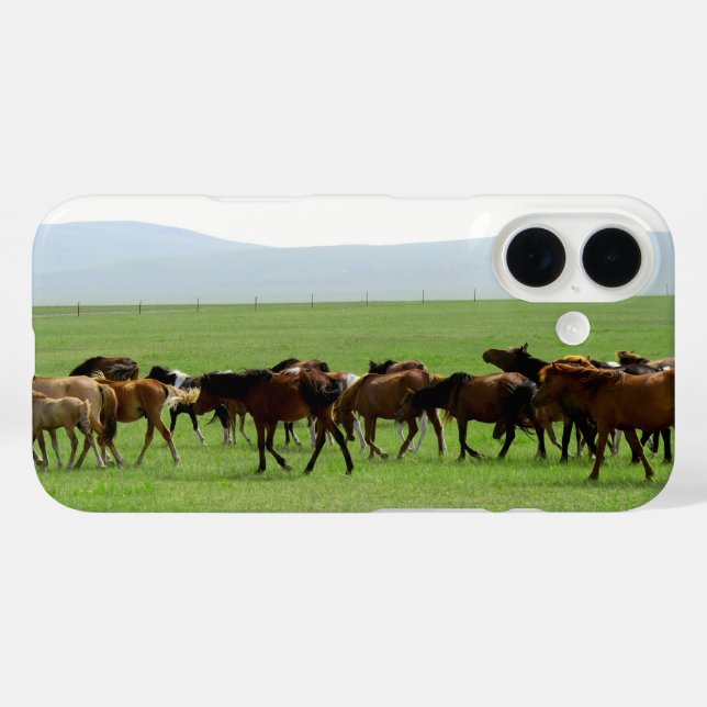 Horses Landscape Photo Case-Mate iPhone Case (Back (Horizontal))