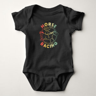 Horses Lover Equestrian Riding Horse Racing Baby Bodysuit