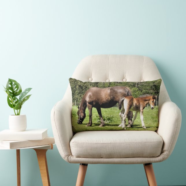 HORSES LUMBAR CUSHION (Chair)