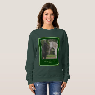 Horses Meeting Add Your Own Words Personalised  Sweatshirt