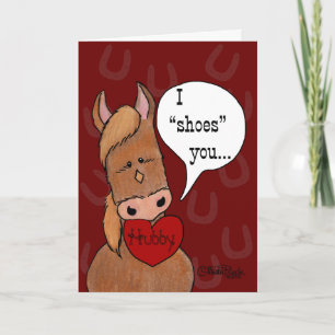 Horse's Mouth Valentine-personalise Holiday Card