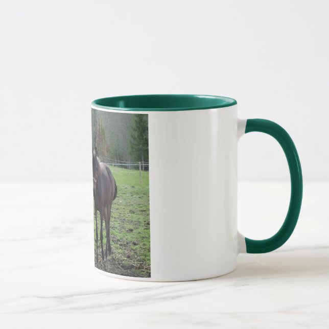 Horses mug - choose style & colour (Right)
