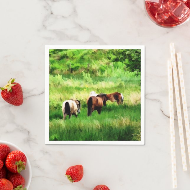 HORSES NAPKIN (Insitu)