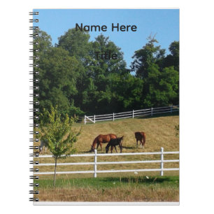 Horses Notebook