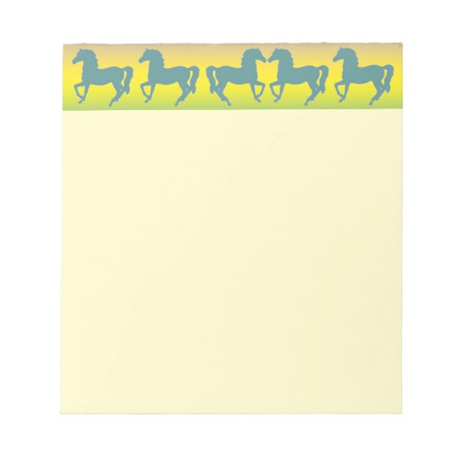 Horses Notepad (Front)