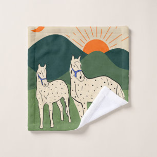 Horses of the Highland Bath Towel Set