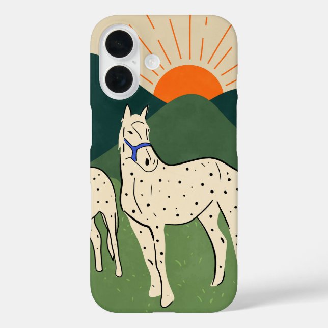 Horses of the Highland Case-Mate iPhone Case (Back)