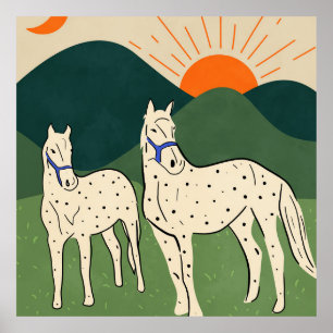 Horses of the Highland Poster