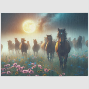 Horses of the Night Tissue Paper