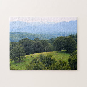 Horses on the Blue Ridge Mountains 11x14 inch Jigsaw Puzzle