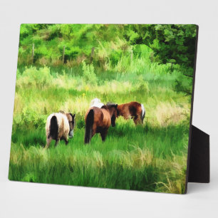 HORSES PLAQUE