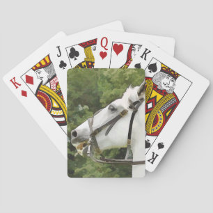 HORSES PLAYING CARDS