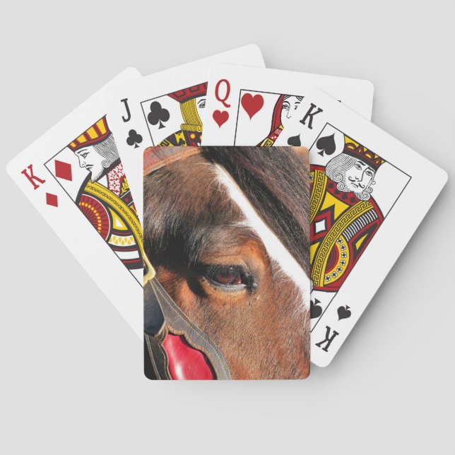 HORSES PLAYING CARDS (Back)