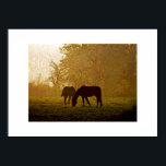 Horses Pop Art Poster Print - Horse Posters<br><div class="desc">Pop Art Style Artwork - Sephia Yellow Brown Earth Tones Horse Image - Digital Animal Art</div>