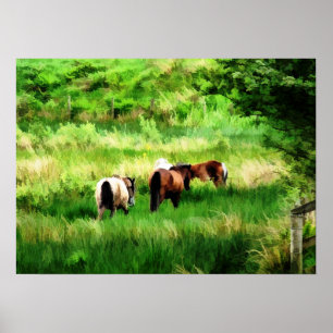 HORSES POSTER