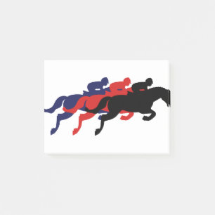 Horses Racing Post-it Notes