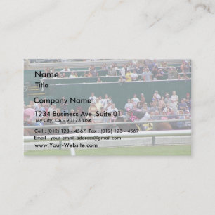 Horses Racing Tracks Business Card