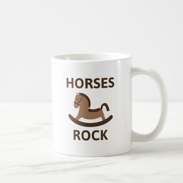 Horses Rock Coffee Mug (Right)