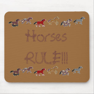 Horses RULE!!! Mouse Mat