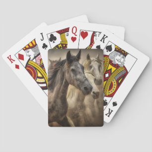Horses Running Free Playing Cards