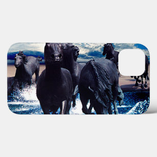 Horses Running In The Water iPhone 13 Case