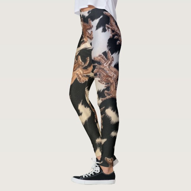 HORSES RUNNING LEGGINGS (Left)