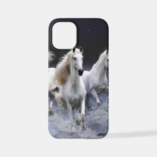 Horses running  throw pillow iPhone 12 mini case