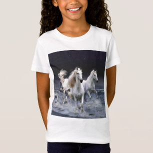 Horses running throw pillow T-Shirt