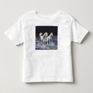 Horses running throw pillow toddler T-Shirt