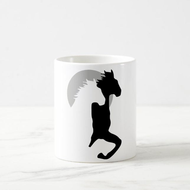 horses running together cup mug (Center)