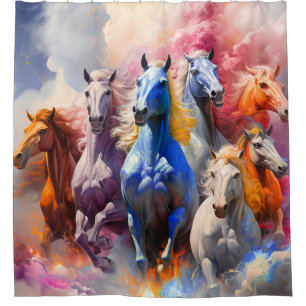 Horses Shower Curtain