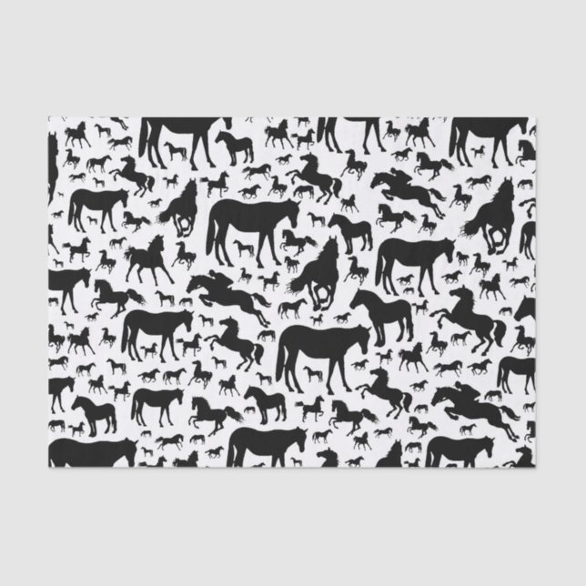 Horses Tissue or Decoupage Paper (Front)