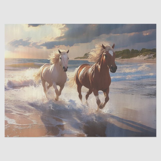 Horses    tissue paper (Front)