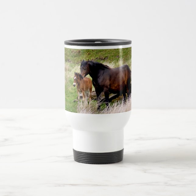 HORSES TRAVEL MUG (Center)