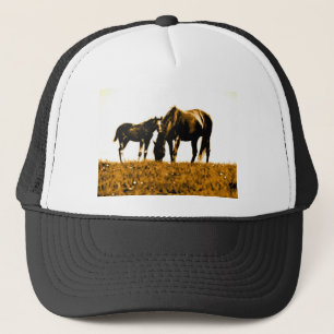Horses Trucker Hat