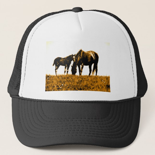 Horses Trucker Hat (Front)