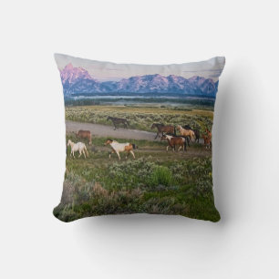 Horses Walk Cushion