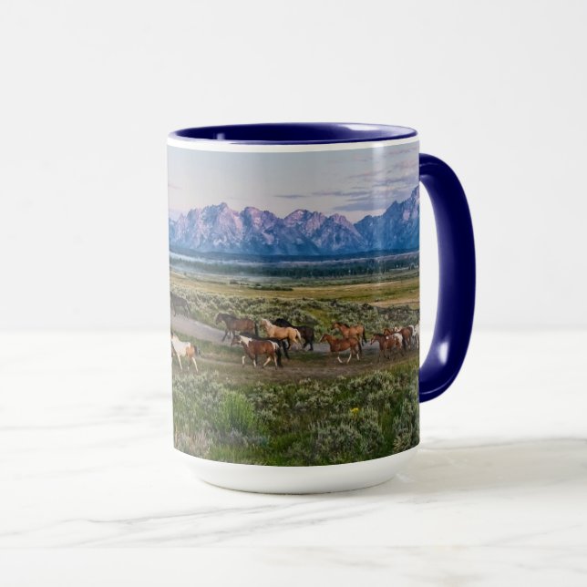Horses Walk Mug (Front Right)