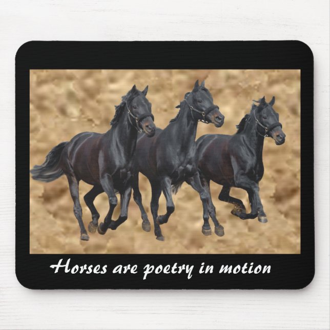 Horses Wild Mousepad (Front)