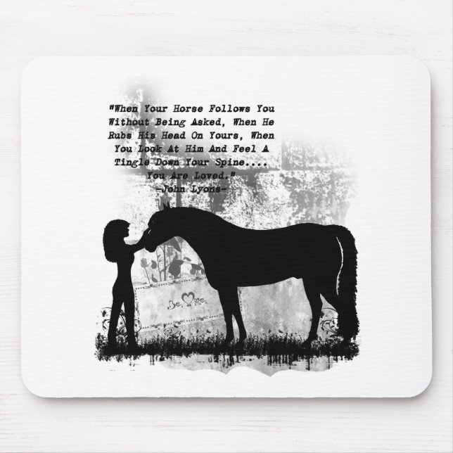 Horses- You Are Loved Mouse Mat (Front)
